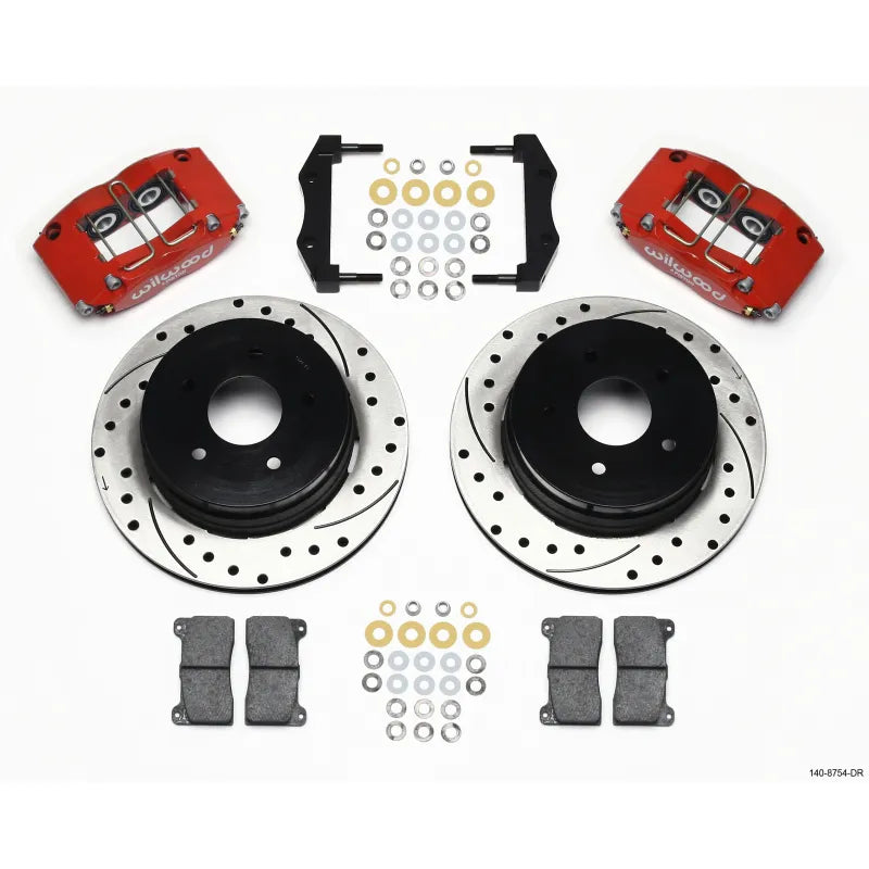 Wilwood red auto part