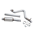 AWE Tuning cat-back exhaust detail