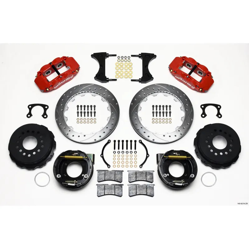 Wilwood red auto part