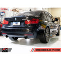 AWE Tuning axle-back exhaust close-up