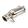 Wagner Tuning downpipe installed view