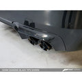 AWE Tuning axle-back exhaust installed view