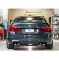 AWE Tuning axle-back exhaust detail