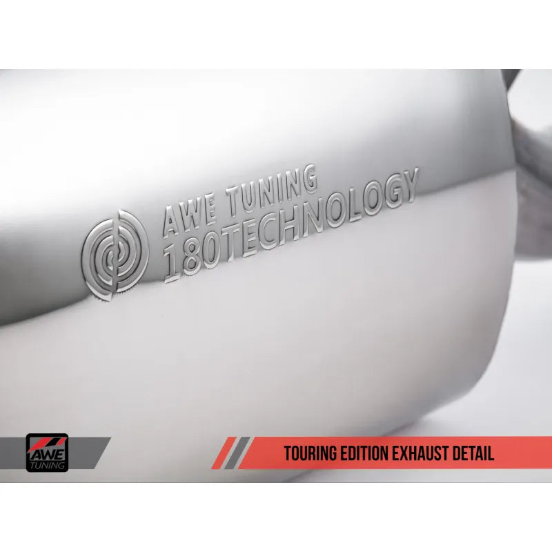 AWE Tuning silver axle-back exhaust