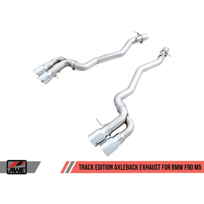 AWE Tuning silver axle-back exhaust