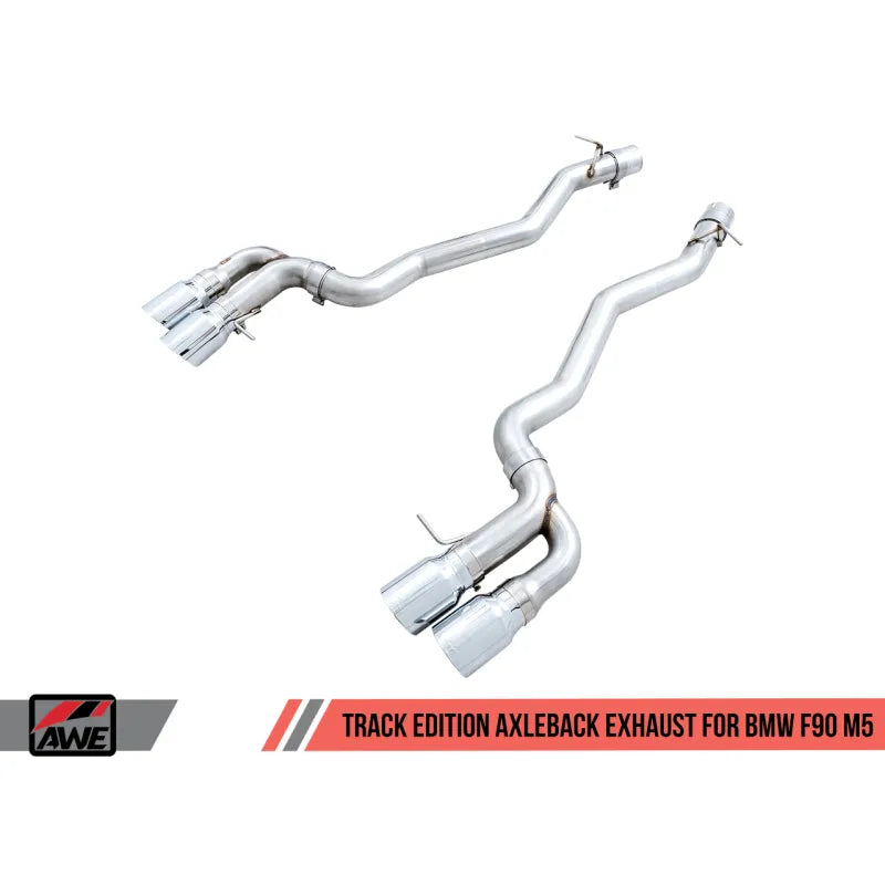 AWE Tuning silver axle-back exhaust