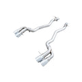 AWE Tuning axle-back exhaust installed view