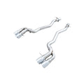 AWE Tuning axle-back exhaust installed view