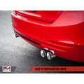AWE Tuning exhaust installed view