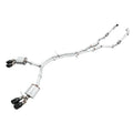 AWE Tuning exhaust installed view