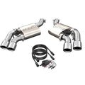 QTP axle-back exhaust detail