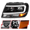 ANZO headlights detail