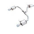 AWE Tuning exhaust installed view