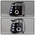 SPYDER headlights close-up