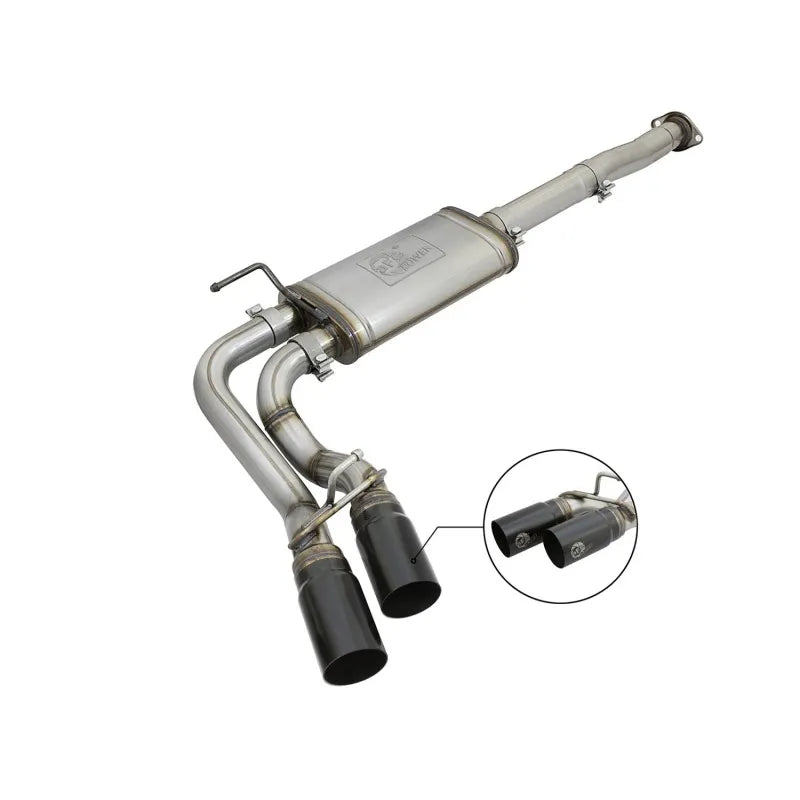 aFe black cat-back exhaust