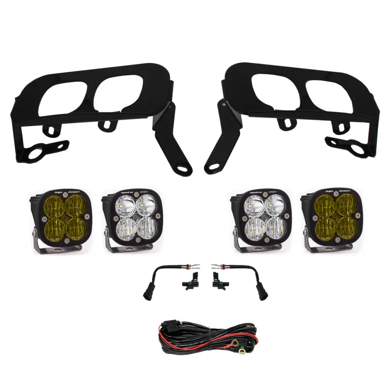 Baja Designs silver auto part