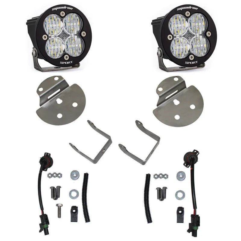 Baja Designs silver auto part