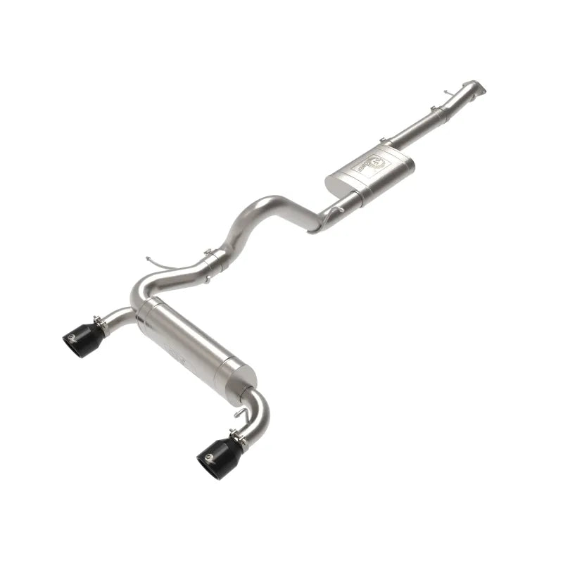 aFe black cat-back exhaust