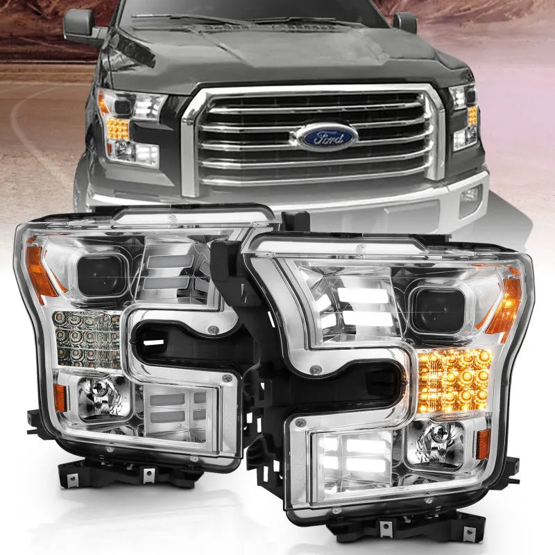 ANZO chrome headlights