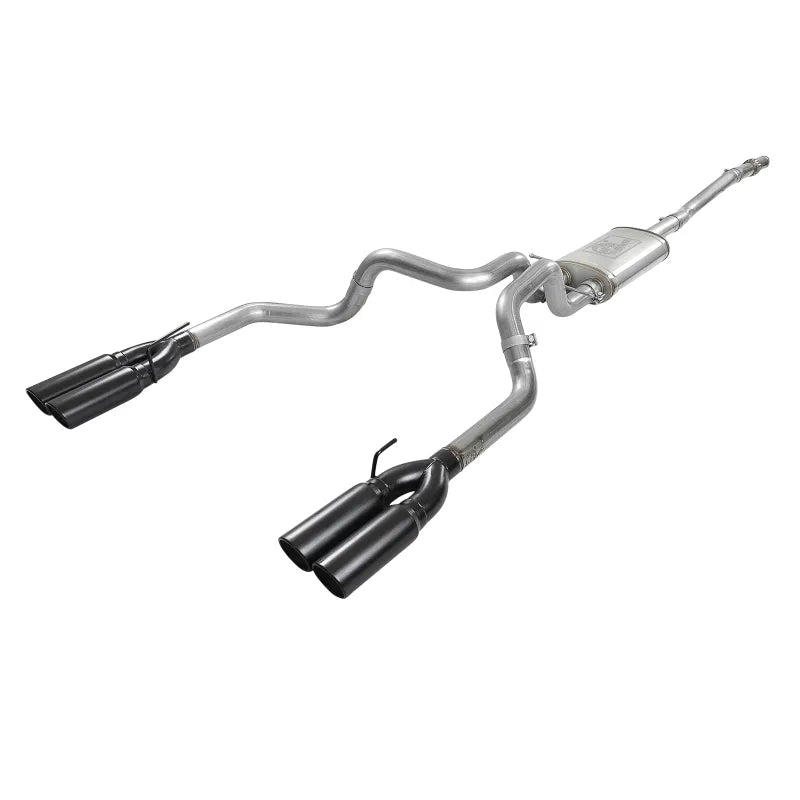 aFe black cat-back exhaust