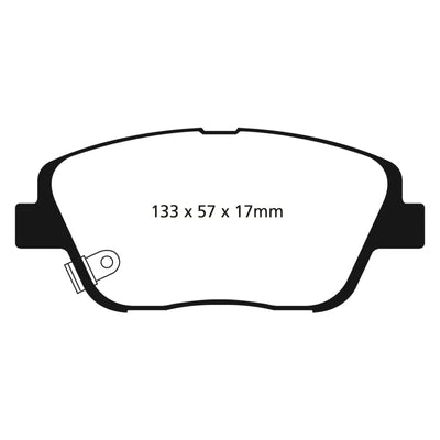 EBC red auto part
