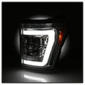 SPYDER headlights close-up