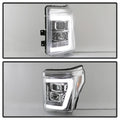 SPYDER headlights close-up