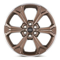 Ford Racing auto part close-up