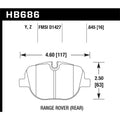 Hawk Performance auto part installed view