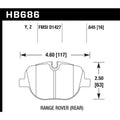 Hawk Performance auto part close-up