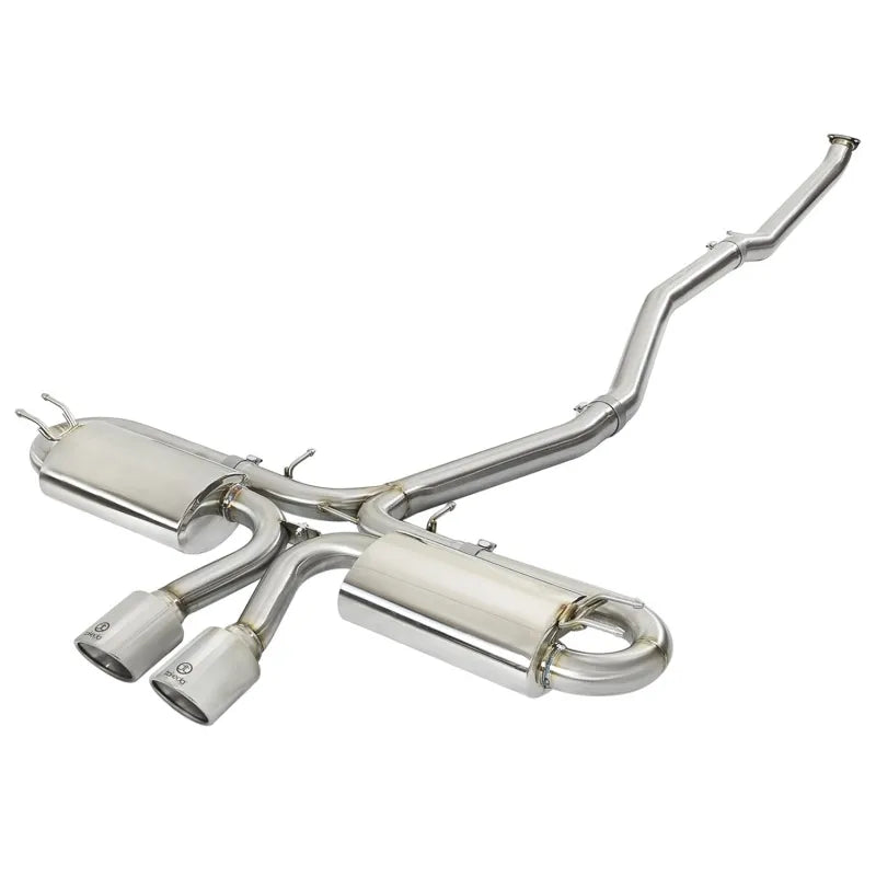 aFe polished cat-back exhaust