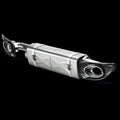 Akrapovic exhaust tip detail