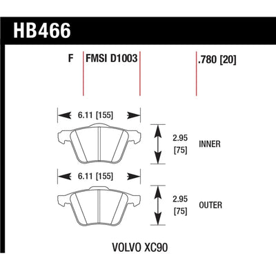 Hawk Performance auto part