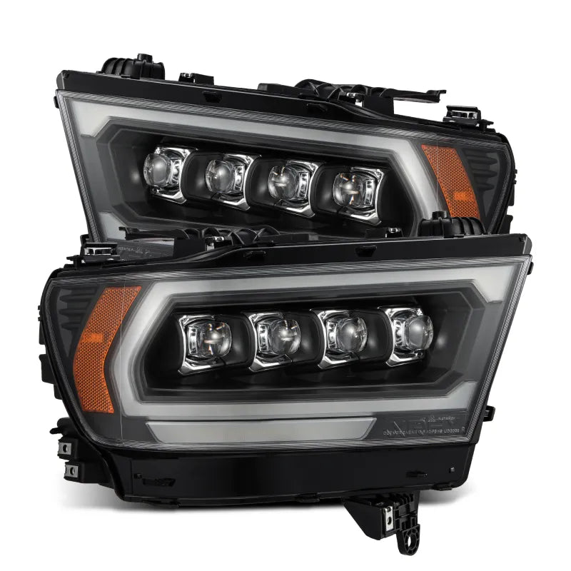 AlphaRex black headlights