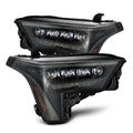 AlphaRex black headlights