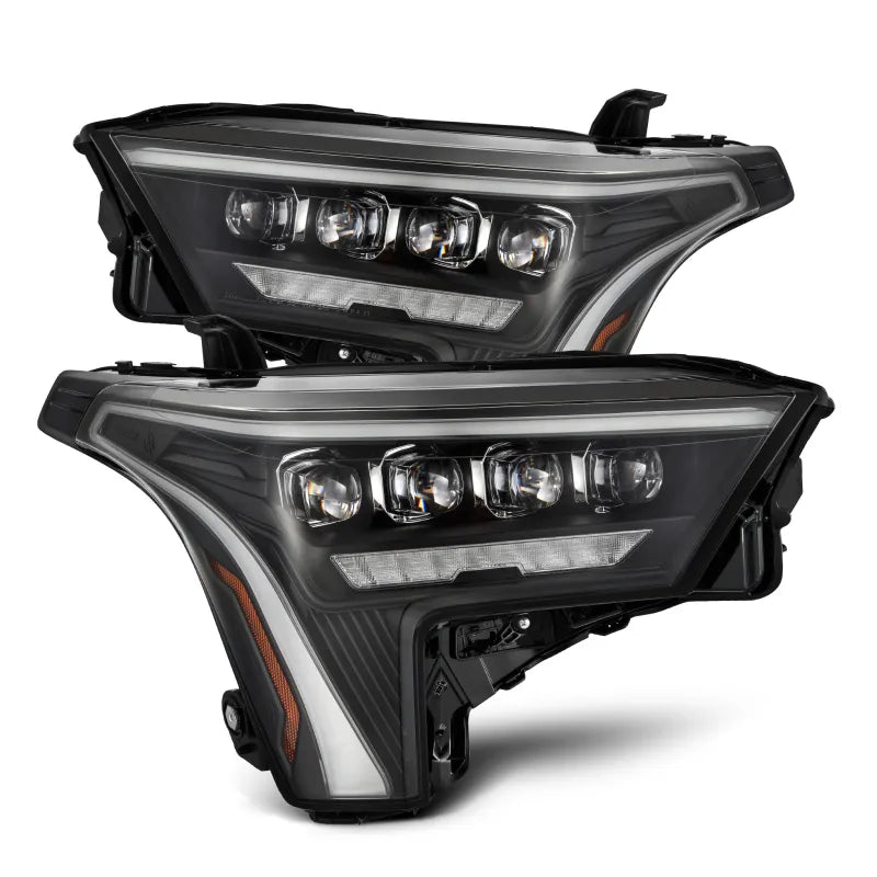 AlphaRex black headlights