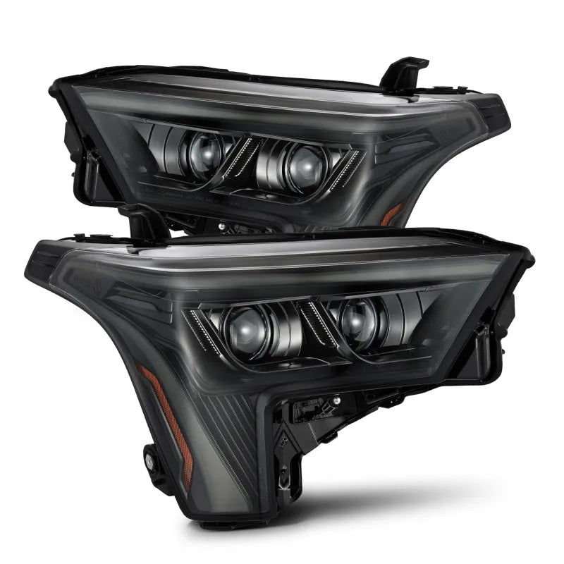 AlphaRex black headlights