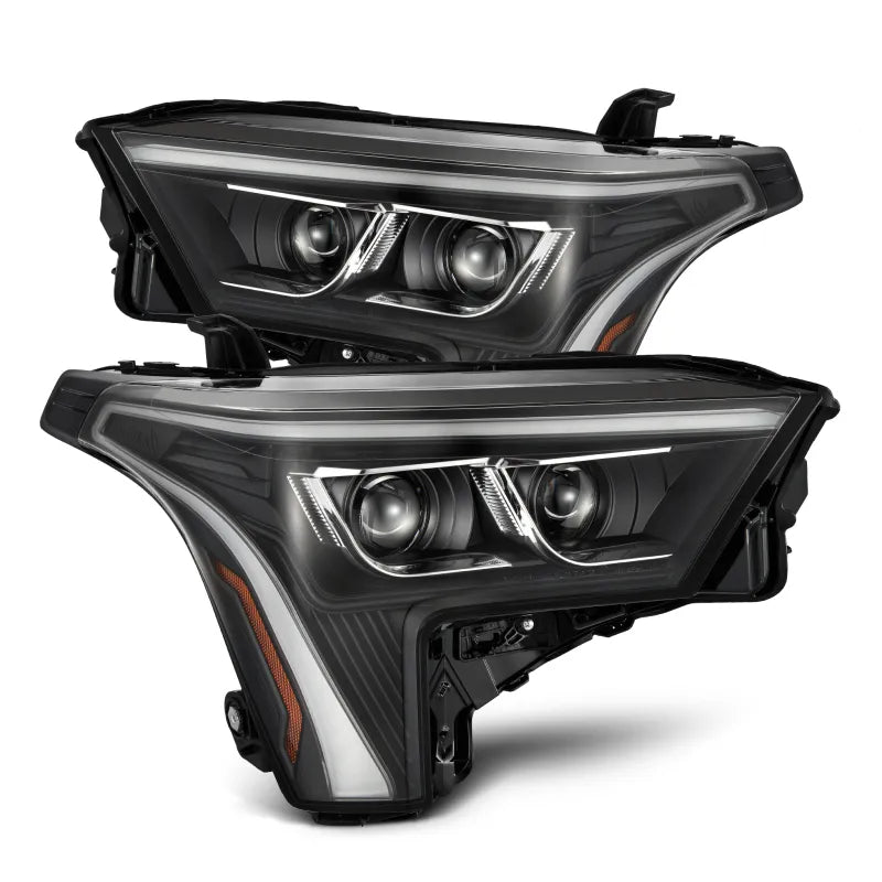 AlphaRex black headlights
