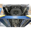aFe cat-back exhaust detail