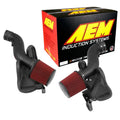 AEM cold air intake installed view