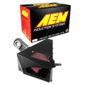 AEM cold air intake installed view