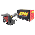 AEM cold air intake installed view