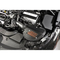 AEM cold air intake installed view