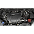 AEM cold air intake installed view