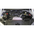 AEM cold air intake installed view
