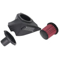 AEM cold air intake installed view