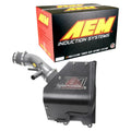 AEM cold air intake installed view
