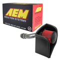 AEM cold air intake installed view