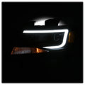 SPYDER headlights close-up
