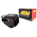AEM cold air intake close-up